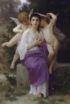 Leveil du coeur リアリズム天使ウィリアム・アドルフ・ブーグロー Oil Paintings